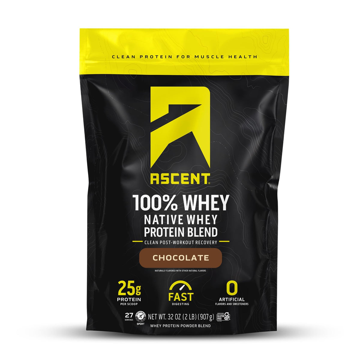 Ascent Whey Protein Powder - Post Workout Whey Protein Isolate