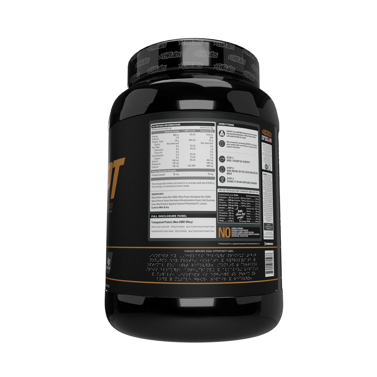 EHP Labs IsoPept Hydrolyzed Parent