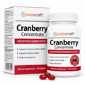 Nutracraft Cranberry Extract Supplement 50:1 with Vitamin C & E - 60 Softgels