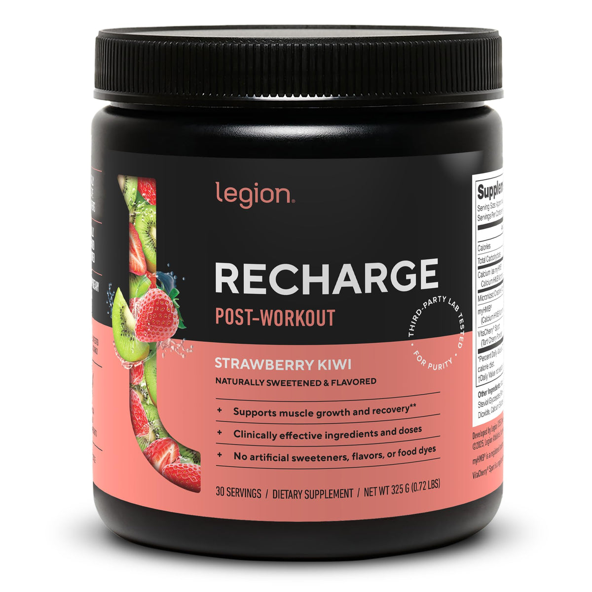 Legion Recharge Creatine Post Workout Recovery Powder - 30 Servings