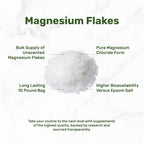 DEAL SUPPLEMENT Pure Magnesium Flakes Bath Soaks - 10 lbs - image 2