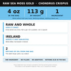 Alkaline Herb Raw Gold Sea Moss Wildcrafted - 4 oz - image 6