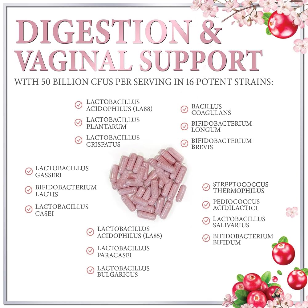 Hello Lovely! Probiotics for Women with Cranberry - 120 Capsules - image 7