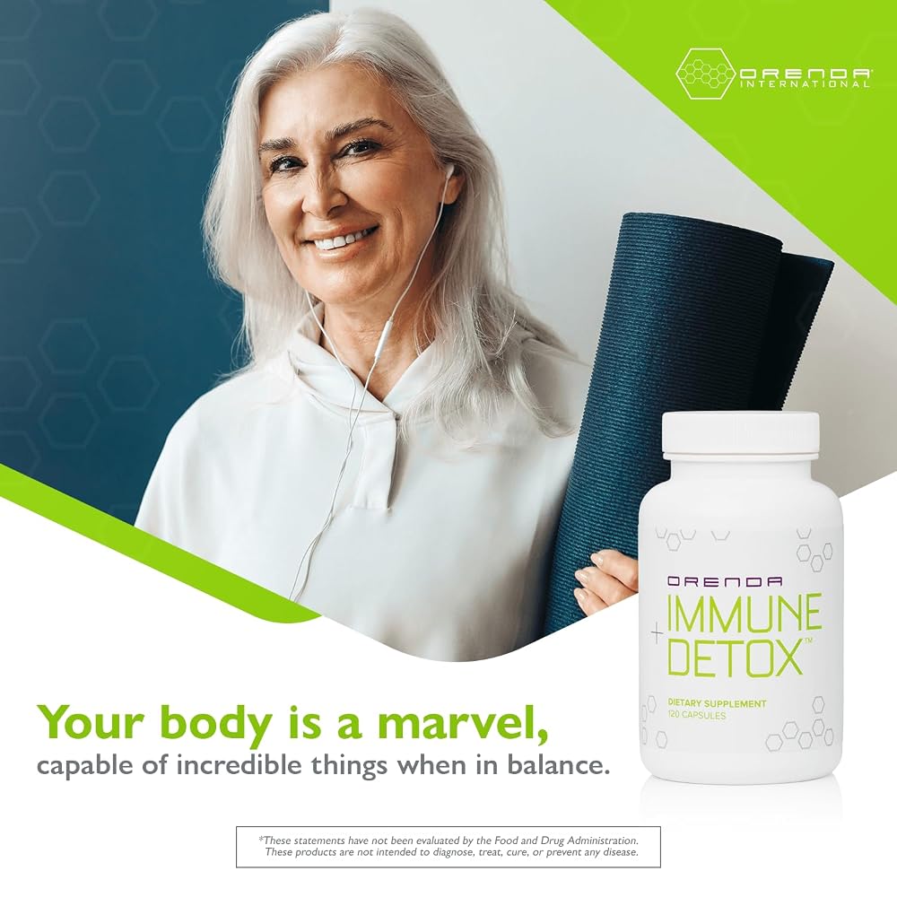 Orenda Immune + Detox Postbiotic Formula - 120 Capsules - image 5