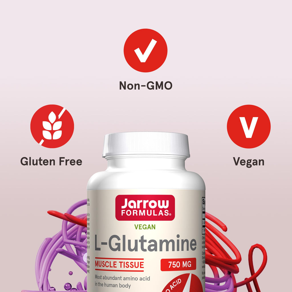 Jarrow Formulas L-Glutamine 750 mg - 120 Capsules - image 4