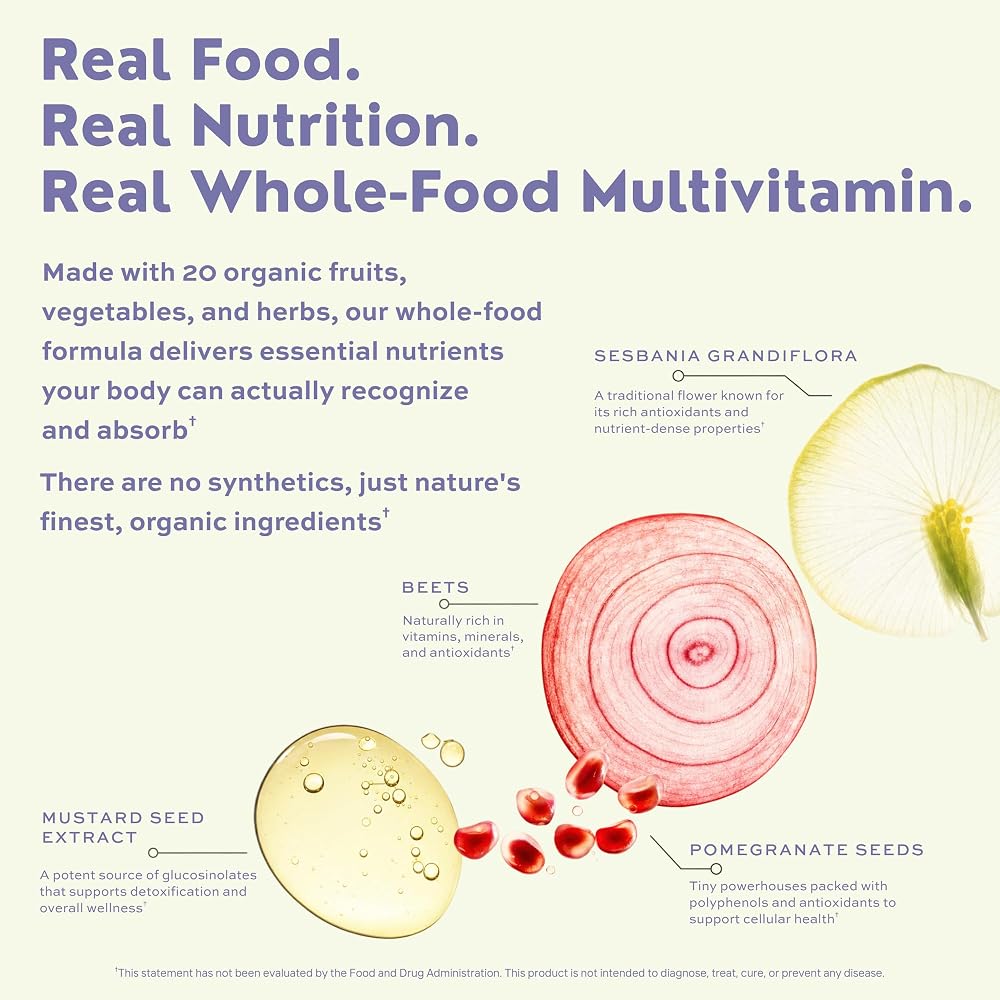 EarthFirst Organic Women's 50+ Multivitamin with Iron - 60 Tablets - image 5