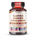 PeakPury Cloves 1440 mg with Ginger & Cinnamon - 150 Capsules