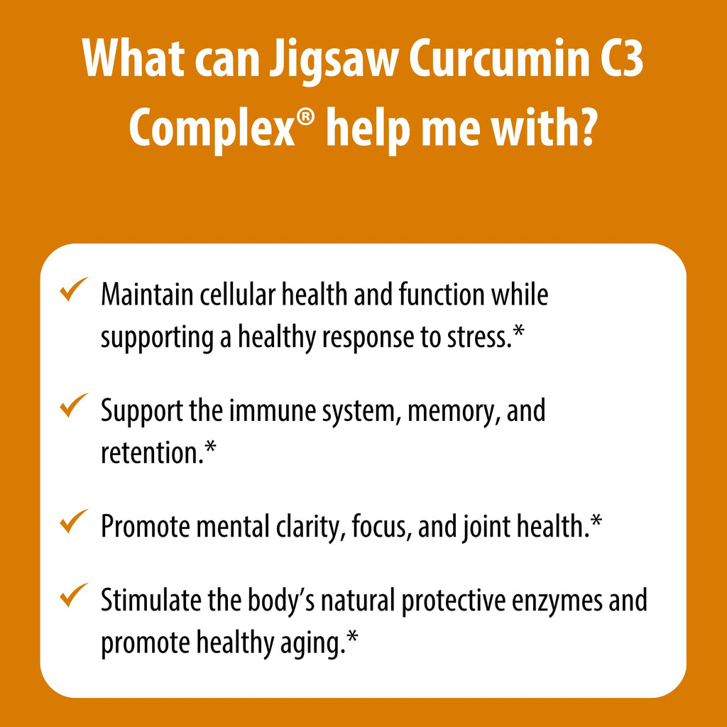 Jigsaw Health Curcumin C3 Complex Antioxidant Support - 60 Capsules - image 7