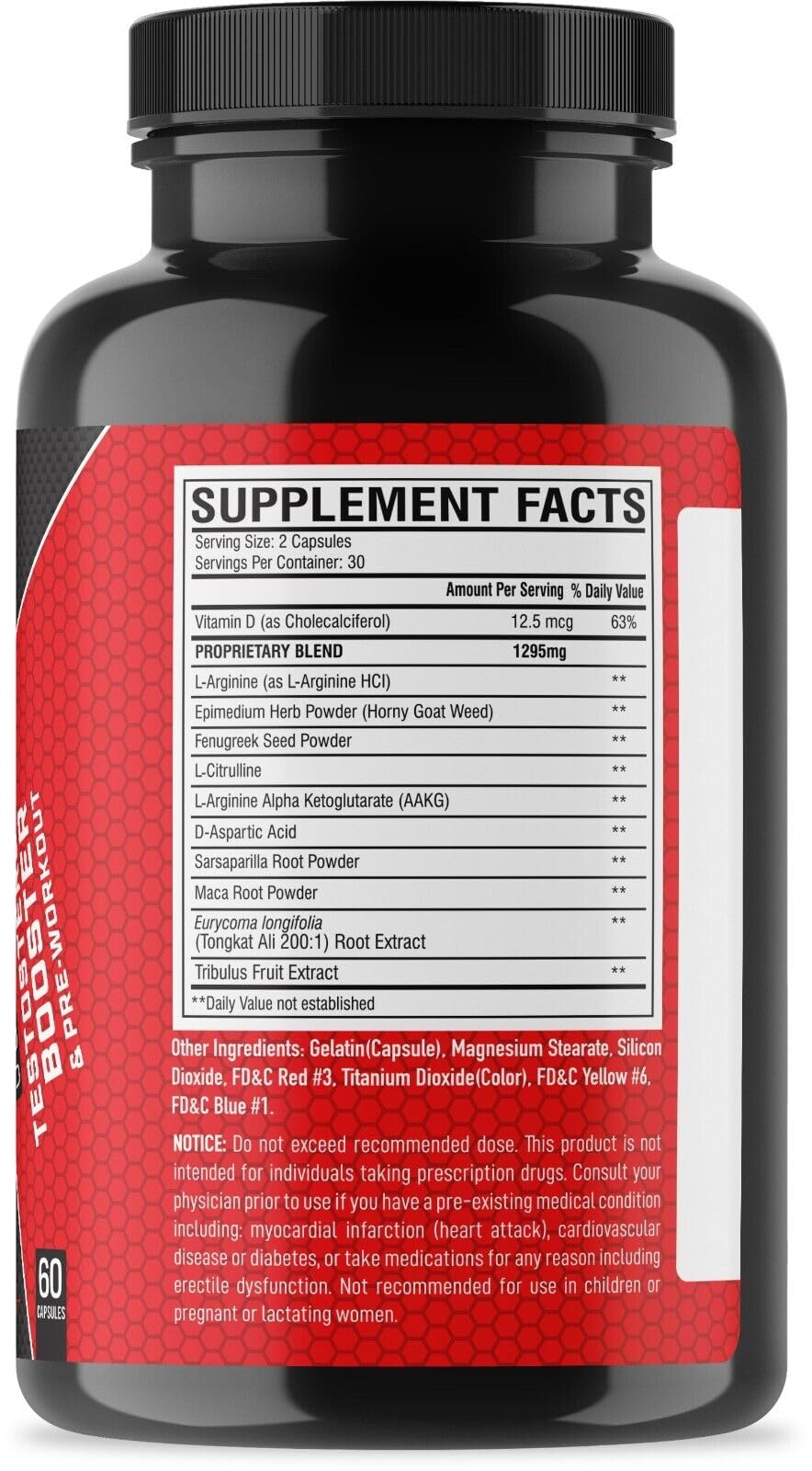 ANTLS Supplements Testosterone Booster with L-Arginine - 60 Capsules - image 10