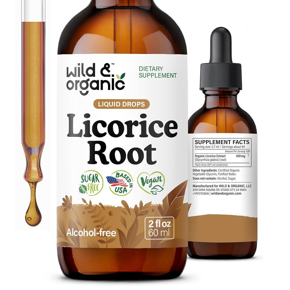 Wild & Organic Licorice Root Tincture - Digestive