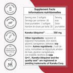 Supersmart Ubiquinol 200mg CoQ10 High Absorption - 60 Softgels - image 4