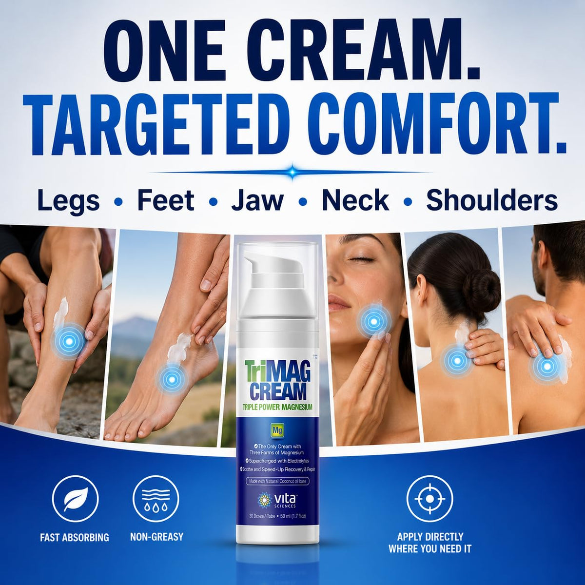 Vita Sciences TriMag Cream Topical Magnesium - 1.7 Fl Oz - image 6