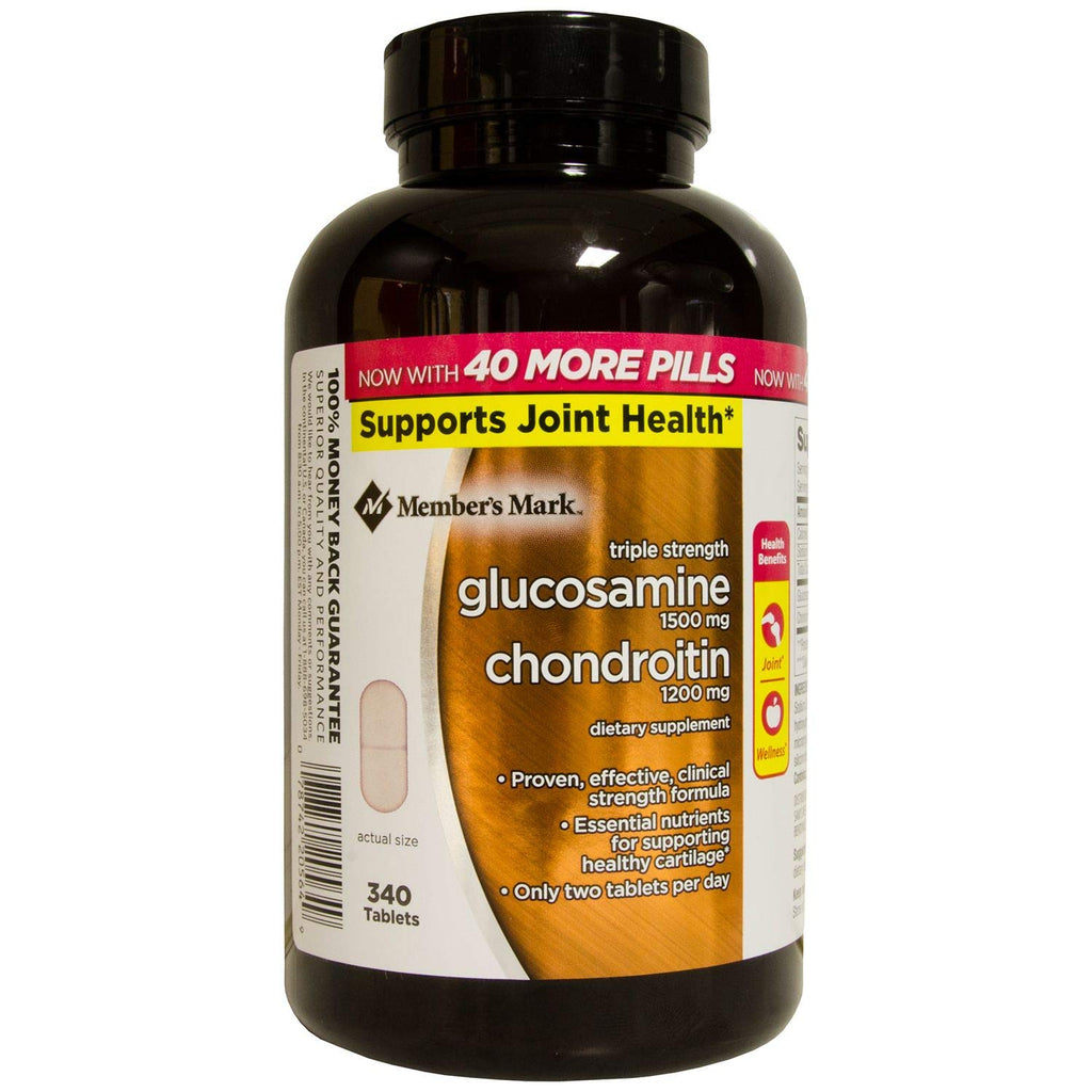 Member's Mark Triple Strength Glucosamine Chondroitin - 340 Tablets