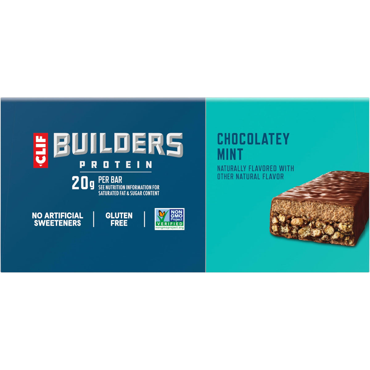 CLIF BUILDERS Protein Bars, Chocolatey Peanut Butter, Gluten Free