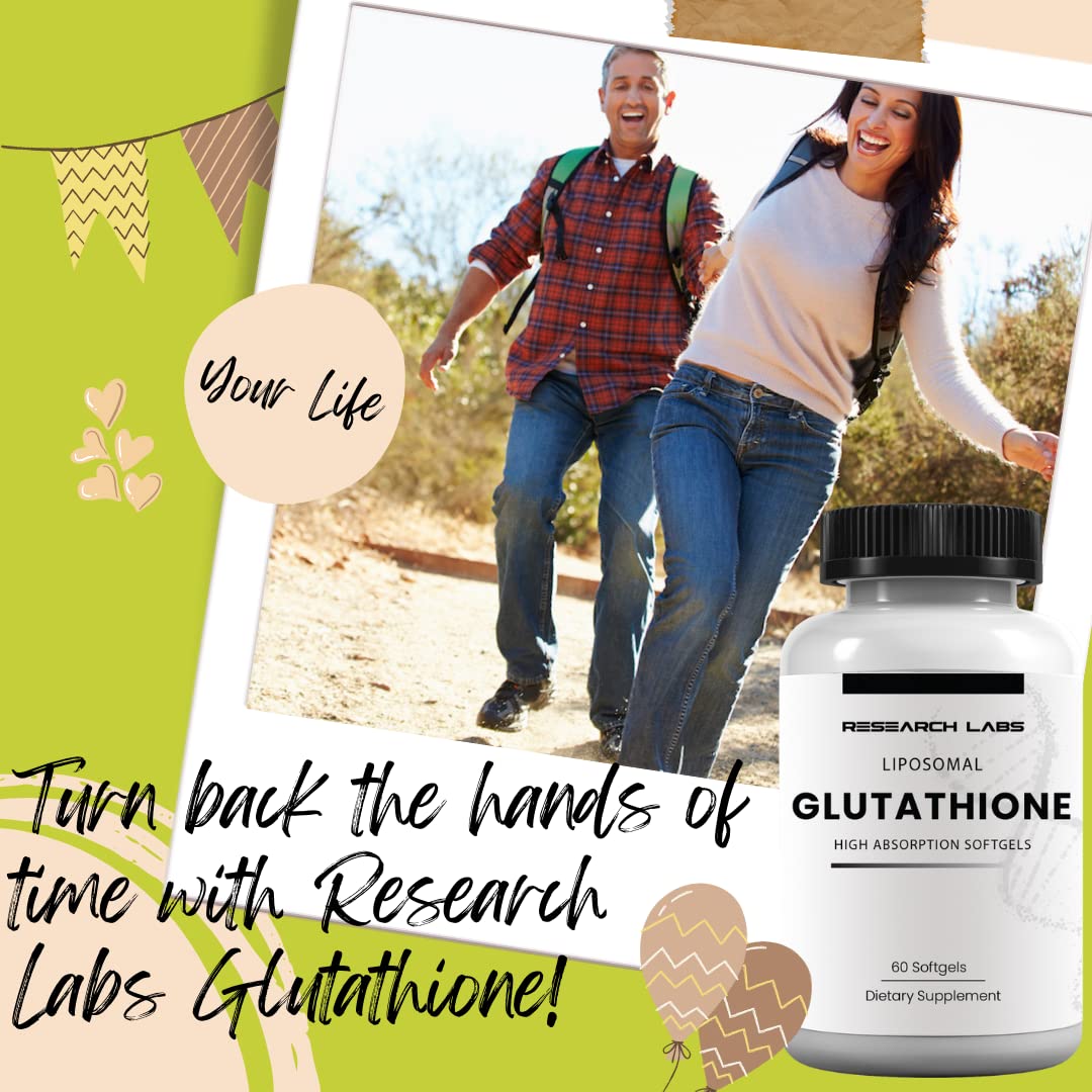 Research Labs Liposomal Glutathione Supplement - 120 Softgels - image 2