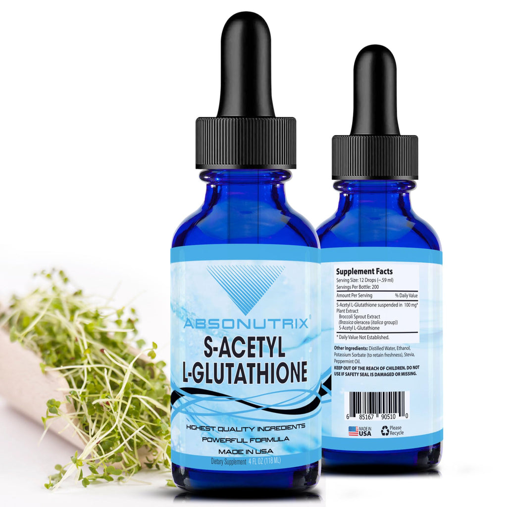 Absonutrix S-Acetyl L-Glutathione 100 mg Liquid - 4 Fl Oz