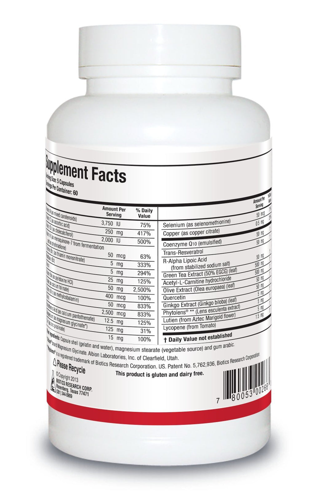 BIOTICS RESEARCH VasculoSirt