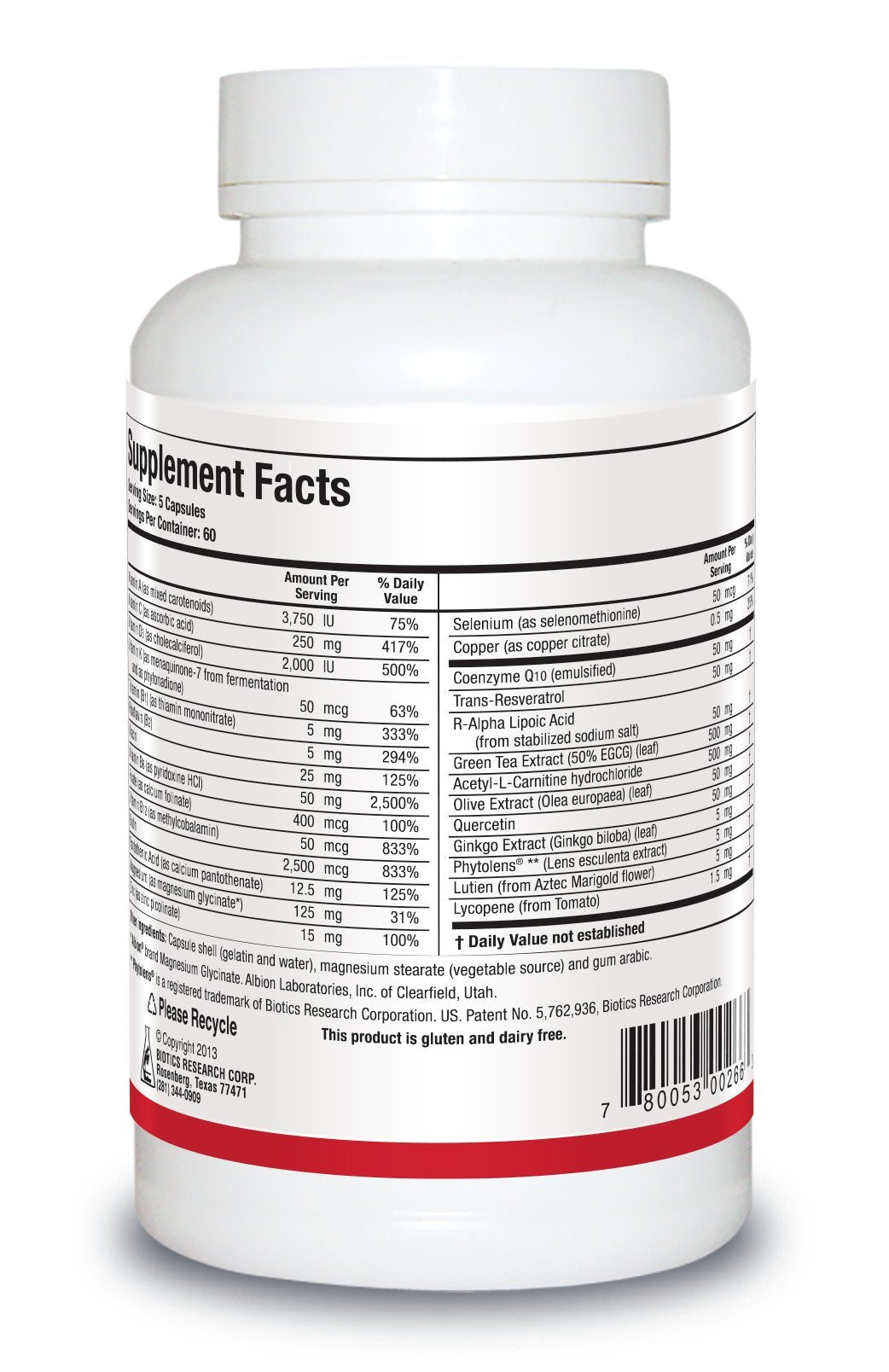 BIOTICS RESEARCH VasculoSirt