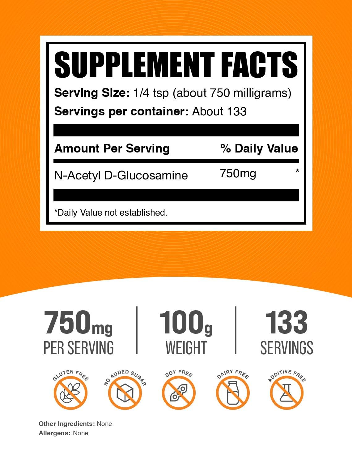 BulkSupplements.com N-Acetyl D-Glucosamine Powder
