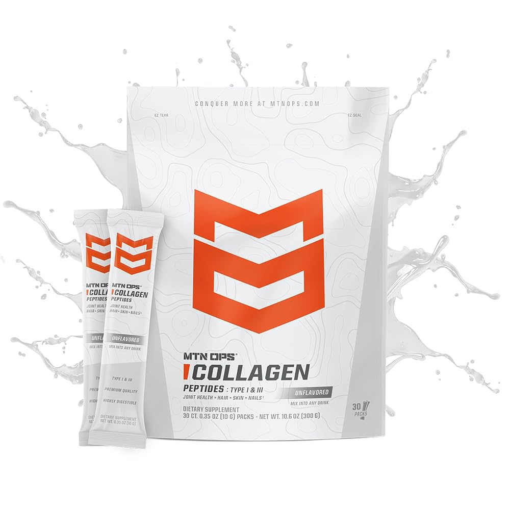 MTN OPS Collagen Peptides Stick Packs Unflavored - 20 Ounce - image 2