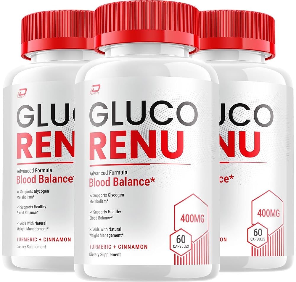 Indelo Gluco Renu Advanced Formula - 180 Capsules