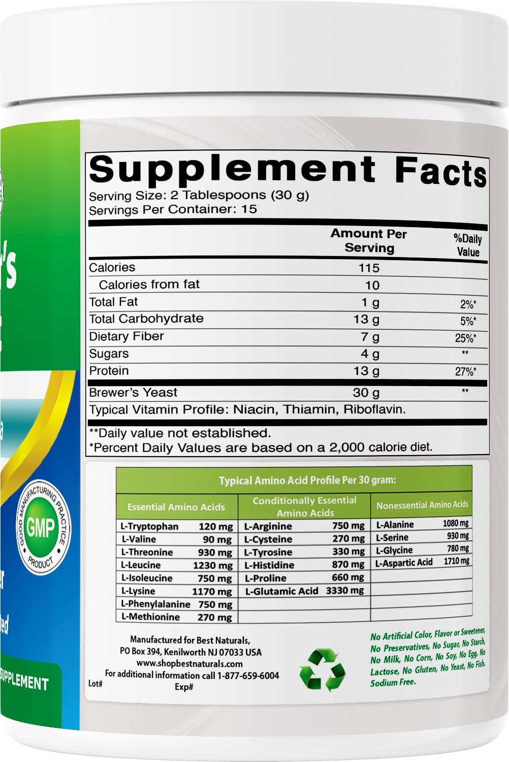 Best Naturals NUTRITIONAL_SUPPLEMENT