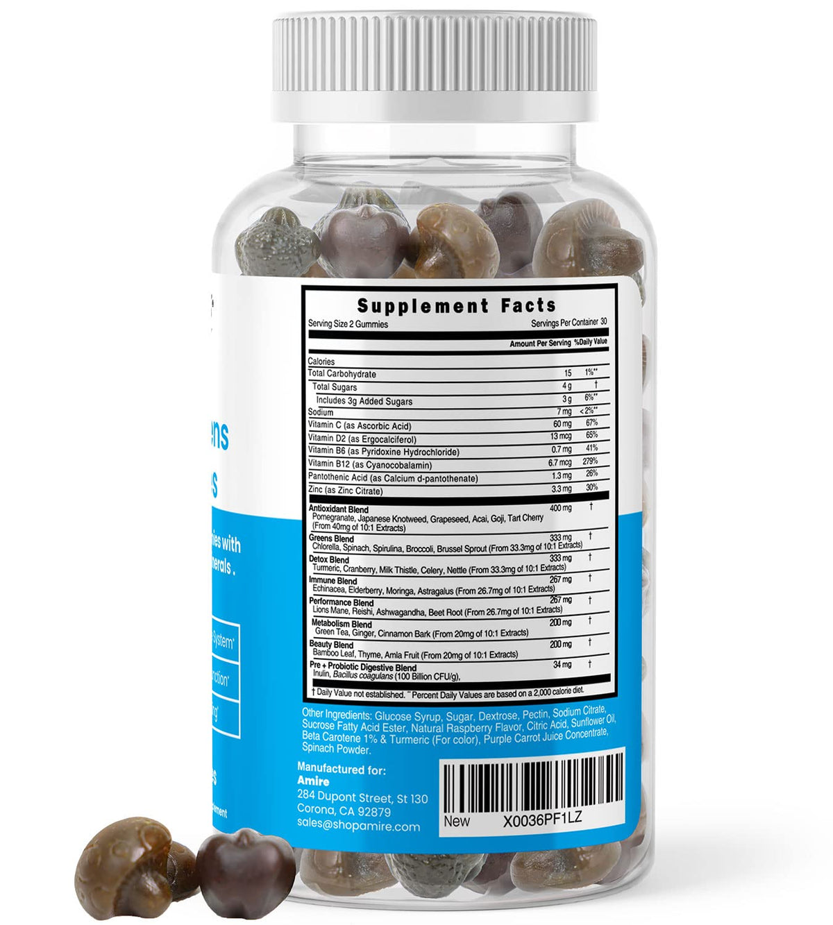 Amire Super Greens Essential Gummies Packs