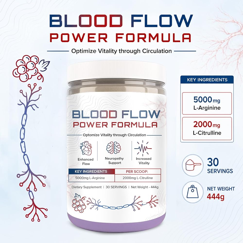 M Pain Management Blood Flow Power Formula Drink Powder - 444g - image 3