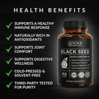 Vine Nutrition Black Seed Oil 500mg - 90 Softgels - image 4