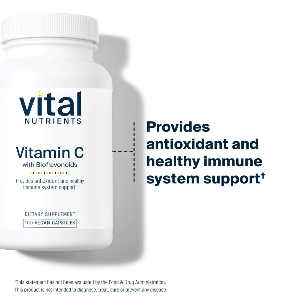 Vital Nutrients Vitamin C with Bioflavonoids - 100 Capsules - image 3