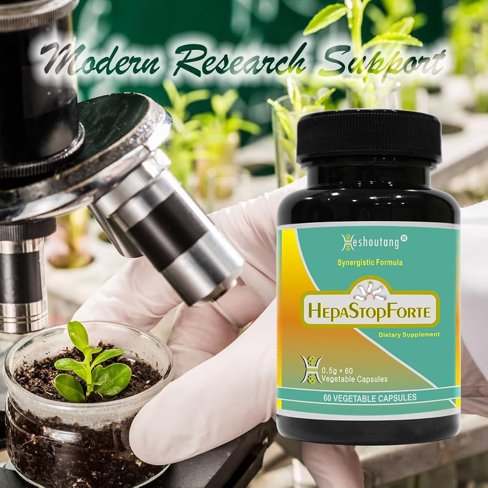 Heshoutang HepaStopForte Herbal Liver Cleanser - 60 Vegetarian Capsules - image 5