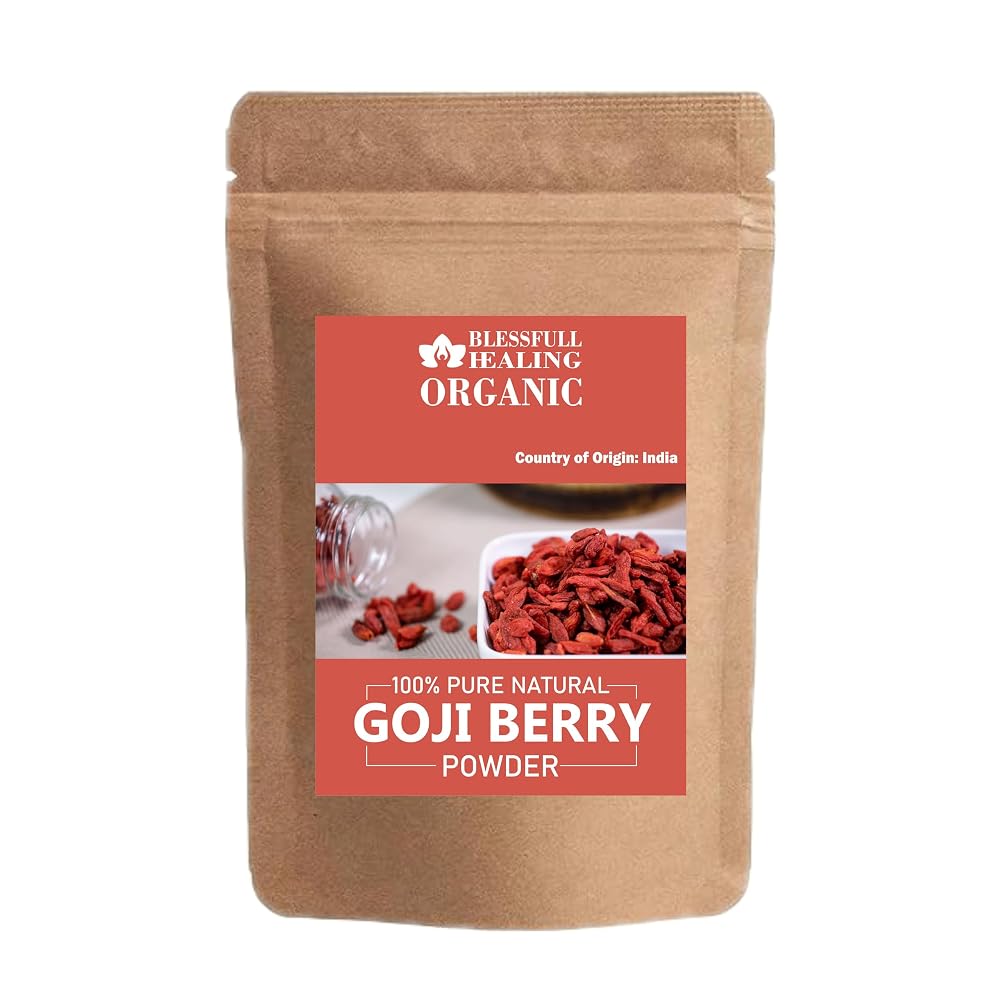 Blessfull Healing Organic Goji Berry Powder 100% Pure Natural 200