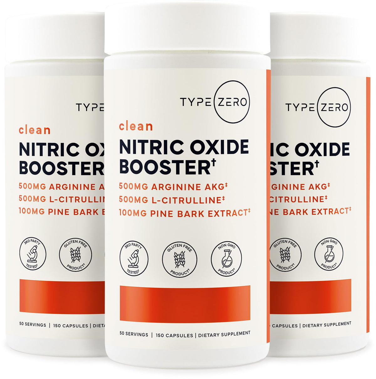 Type Zero Nitric Oxide 6X Booster - 150 Vegetarian Capsules - image 7