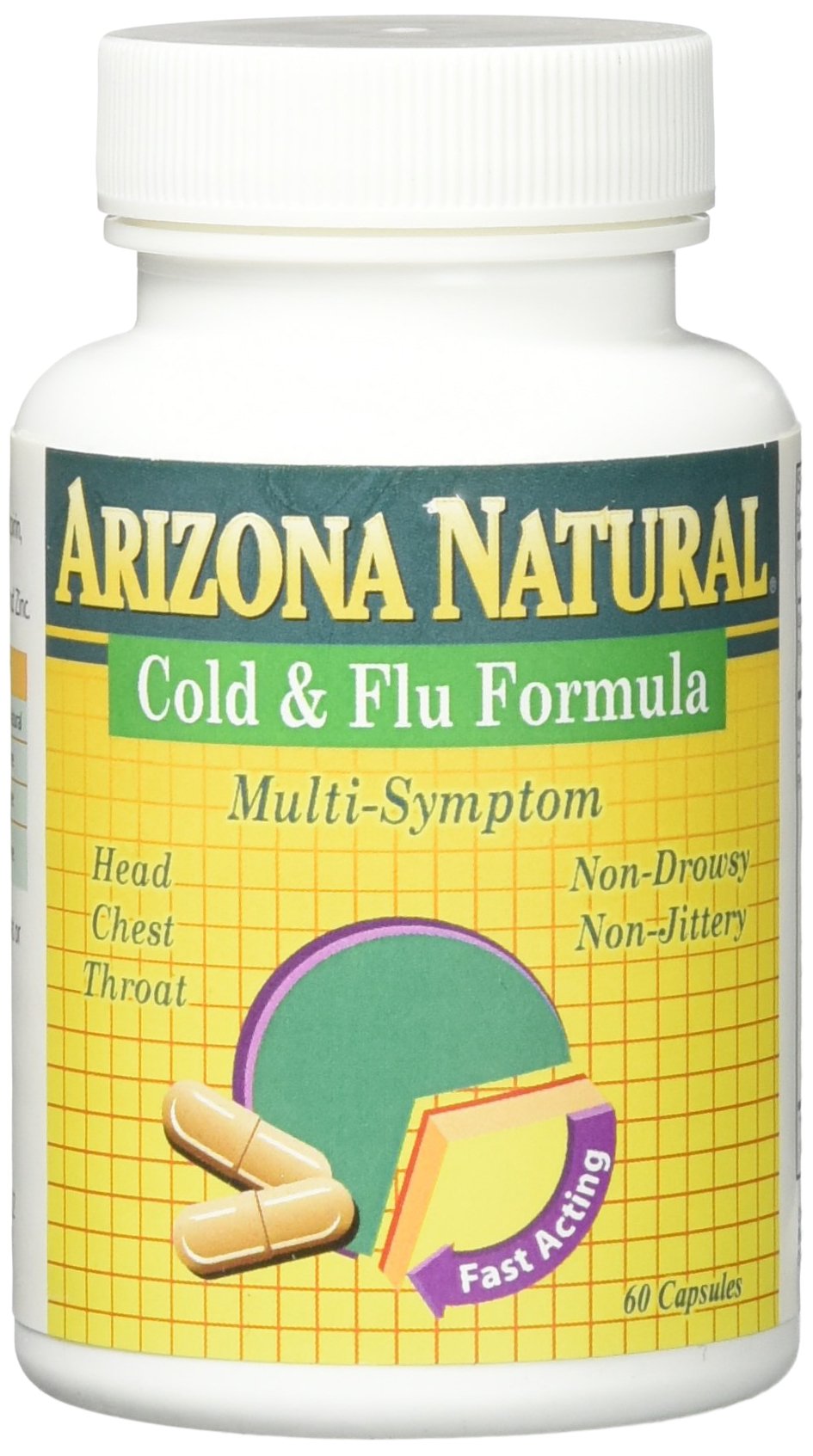 Arizona Natural Cold and Flu Formula, 60 Count
