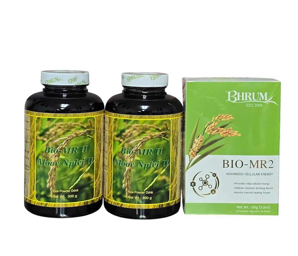Bhrum Bio-MR2 Healthy Powder Drink Mix Bundle - 2x300g + Travel Box