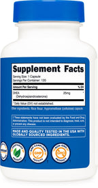 Nutricost DHEA 25mg Capsules - Gluten Free