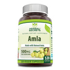 Herbal Secrets Amla 500 Mg Veggie Capsules (Made with Natural Amla)
