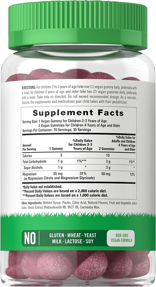 Lil' Sprouts Children's Magnesium Gummies - 70 Count - image 2