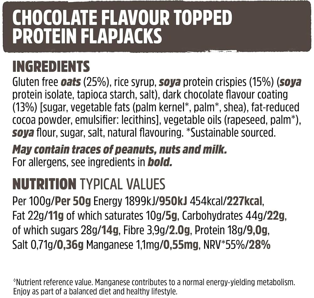 AmazValue Global Trek High Protein Flapjack Cocoa Oat - 16 Bars - image 5