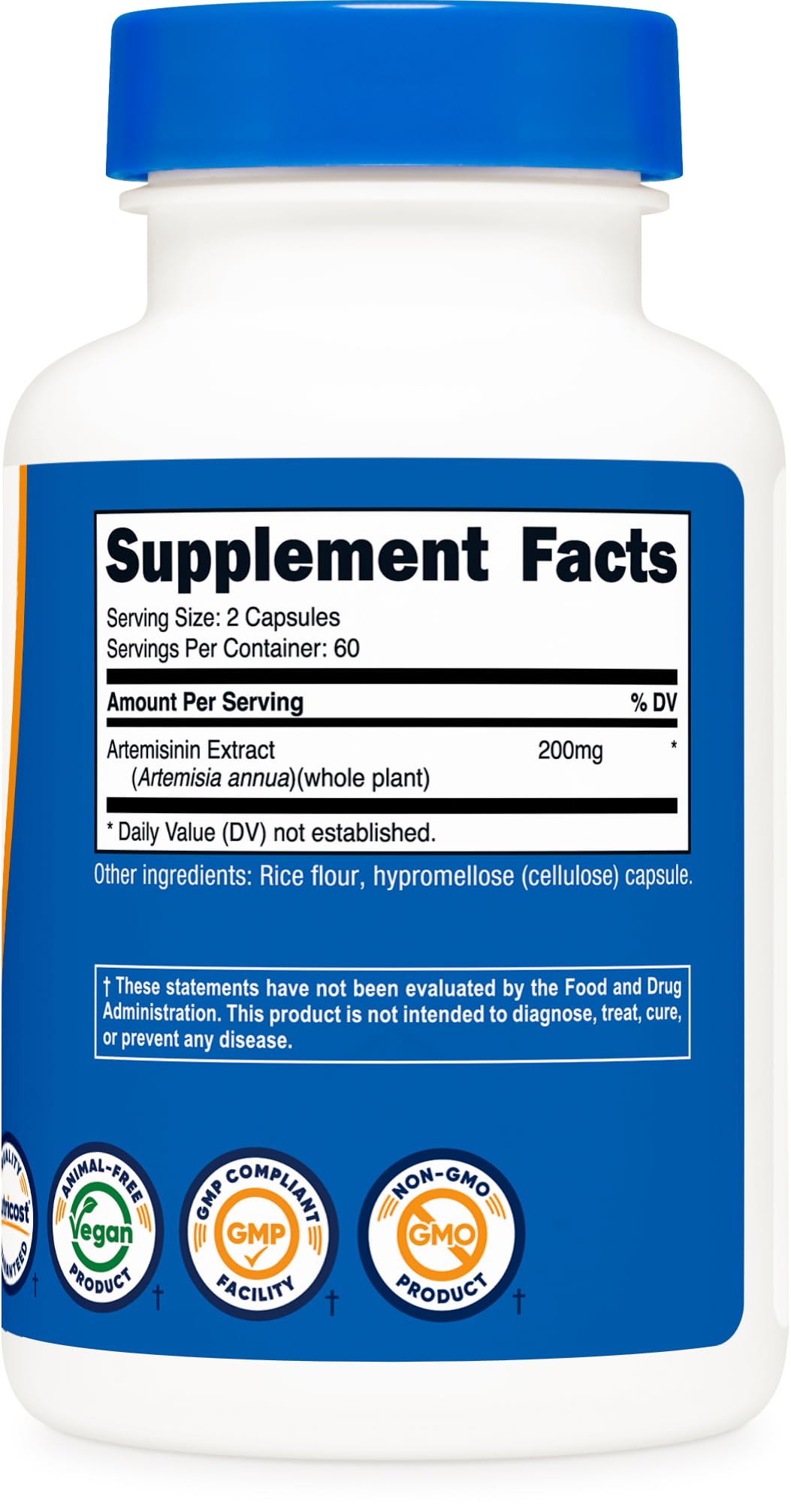 Nutricost Artemisinin 200mg - 120 Vegetarian Capsules - image 5