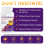 Dmeisy Akkermansia Muciniphila - Live Akkermansia Probiotics for Men