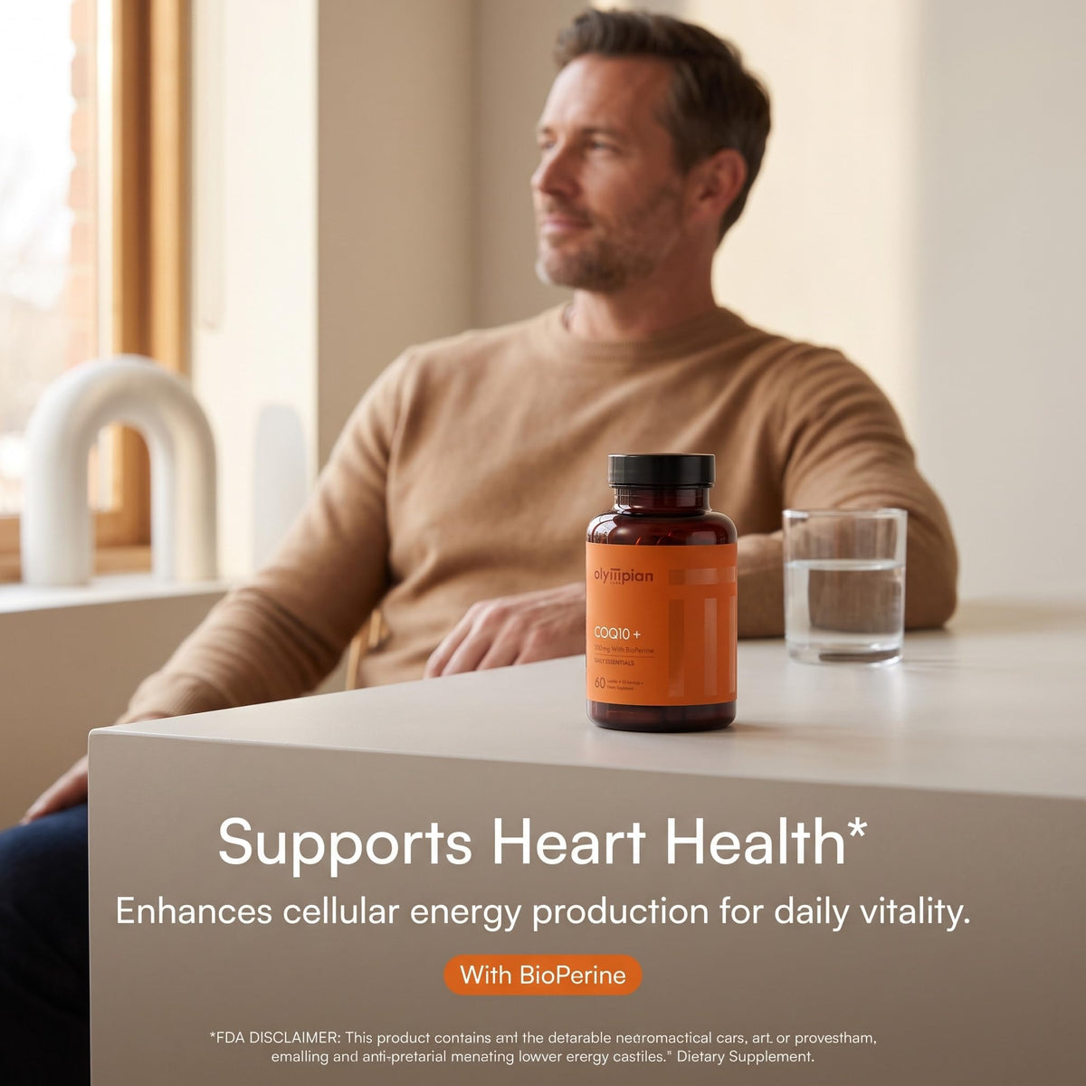 Olympian Labs CoQ10 300mg Vegetarian Capsules for Heart Health - 60 Capsules - image 5
