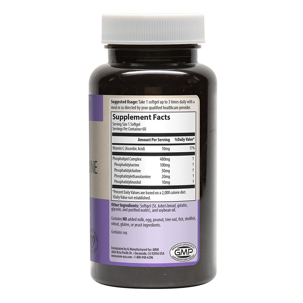 MRM Nutrition Phosphatidylserine 100mg - 60 Softgels - image 2