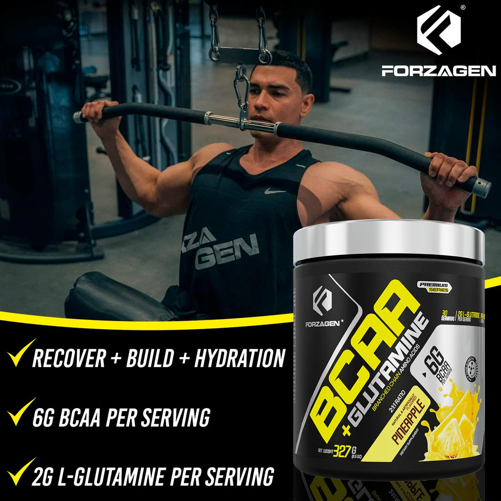 Forzagen BCAA Amino Acids Powder with Glutamine - 30 Servings - image 7