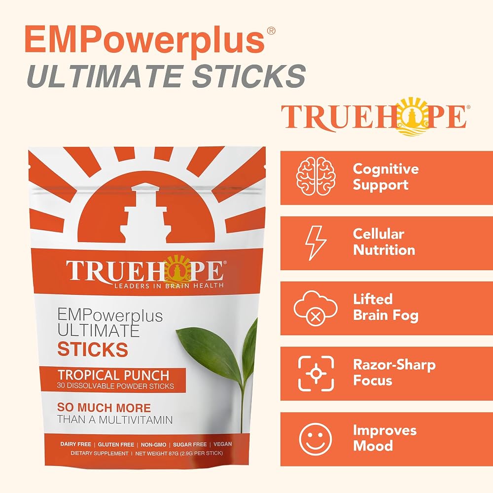Truehope Multivitamin Nootropic Pouches with Inositol - Once-Per-Day