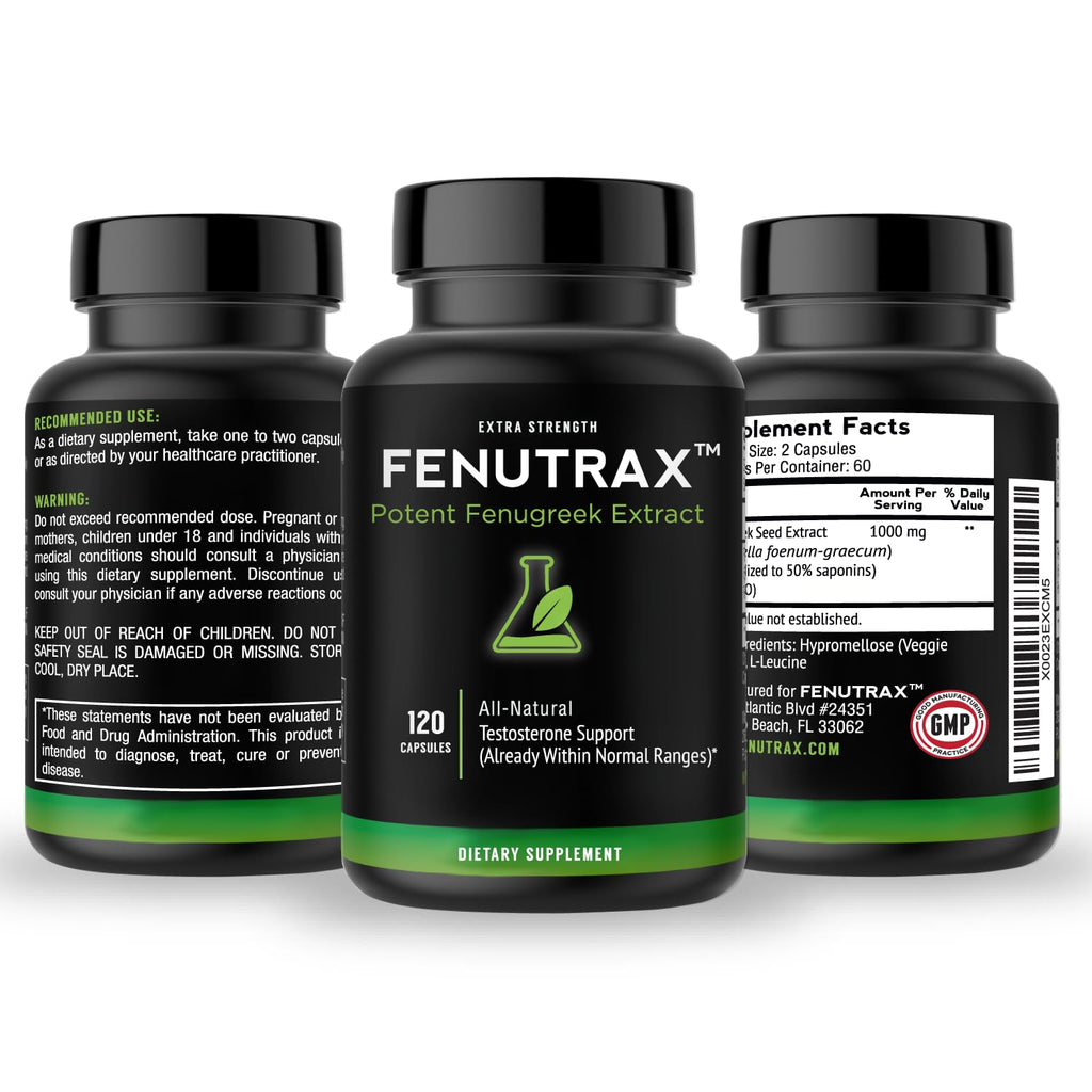 VitaMonk FenuTrax Fenugreek Extract Testosterone Support - 120 Capsules - image 9