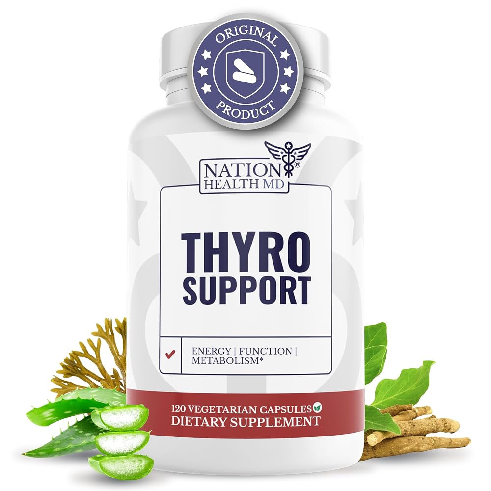 NATION HEALTH MD Thyro Support Thyroid Support - 120 Capsules