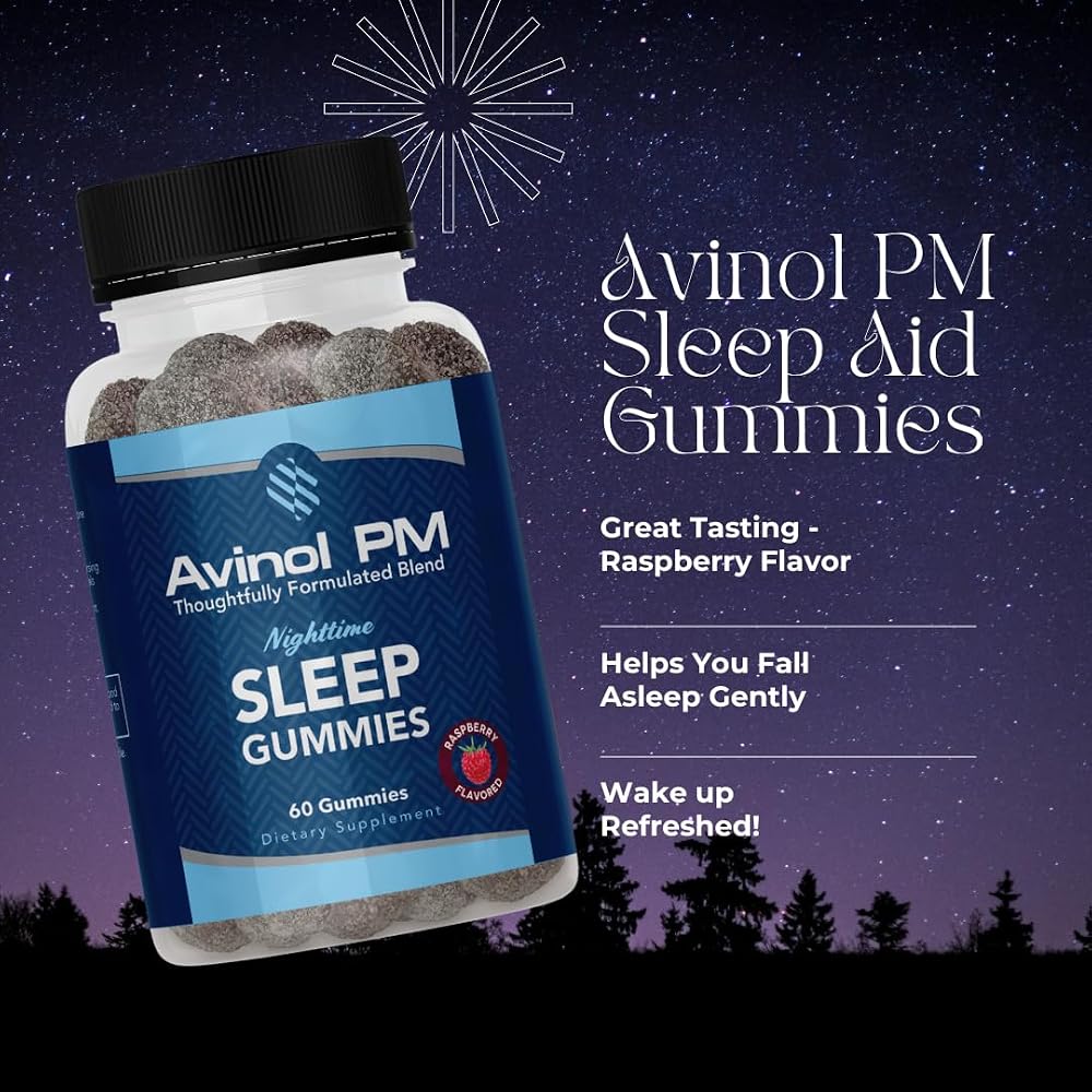 Avinol PM Sleep Gummies with L-Theanine & Valerian Root - 60ct - image 7