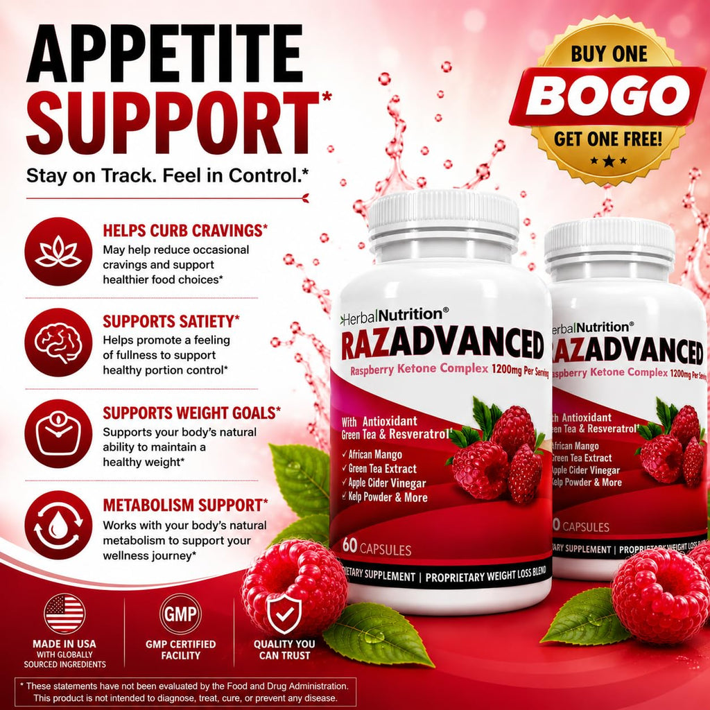 Herbal Nutrition Raspberry Ketones Complex Weight Management - 120 Capsules - image 5