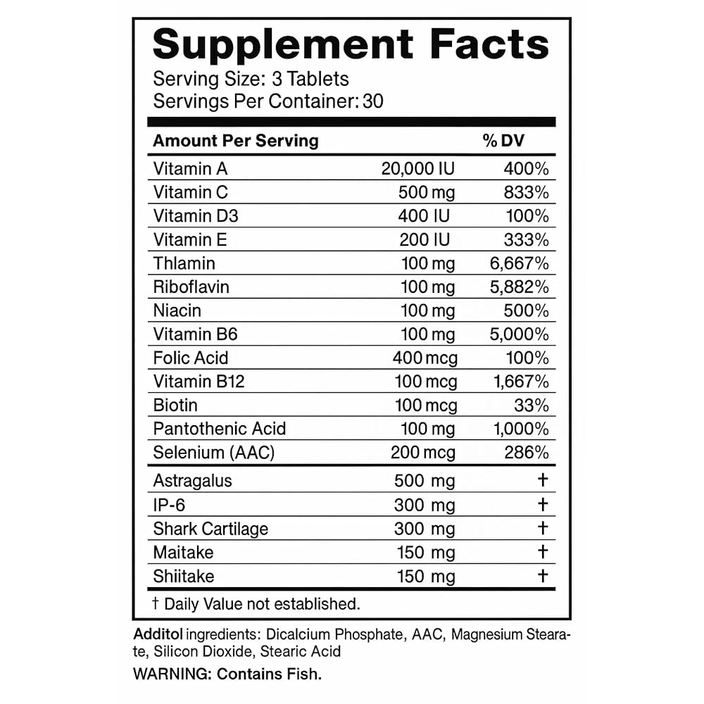 Manteniendo Tu Salud Super Protector Immune Support - 90 Tablets - image 2